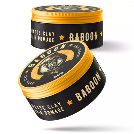 Pomada Modeladora Matte Clay Hair Pomade Baboon