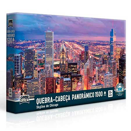 Quebra-Cabeça Skyline de Chicago