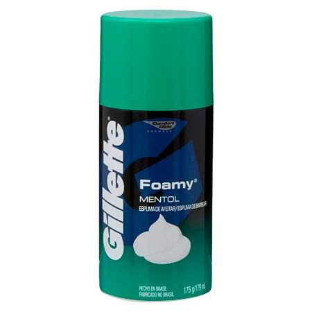 Espuma de Barbear Gillette Foamy Mentol