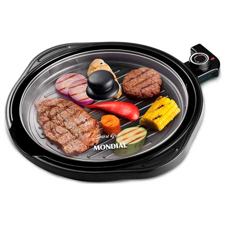 Grill Mondial Redondo Smart Grill G-04 2 em 1