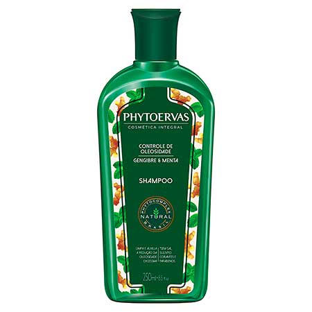 Shampoo Gengibre e Menta Phytoervas