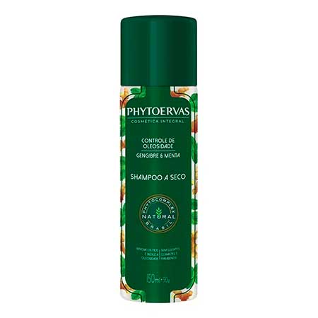 Shampoo Seco Gengibre e Menta Phytoervas