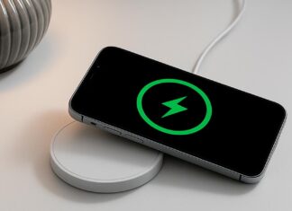 Celular Carregando por Indução