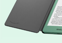Novo Kindle Verde com Capa