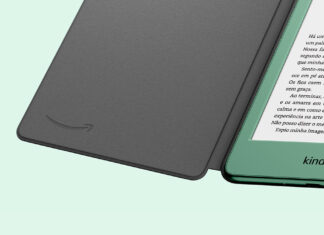 Novo Kindle Verde com Capa