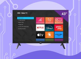 Smart TV AOC Roku 43"