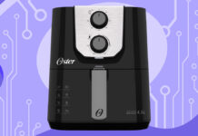 Air Fryer Oster Black Perform 4,5L OFRT510-127