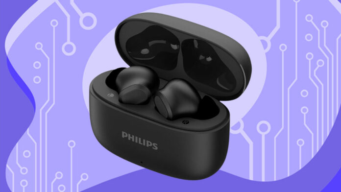 Fone de ouvido sem fio Philips TWS TAT1109BK/00
