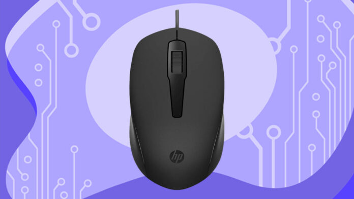Mouse com fio USB HP 150
