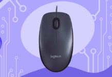 Mouse com fio USB Logitech M90
