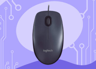 Mouse com fio USB Logitech M90