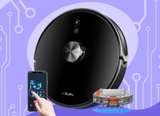 Robô aspirador de pó LILIN X6 com Navegação LiDAR