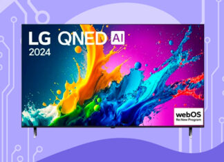Smart TV LG 55" QNED 4K UHD 55QNED80TSA