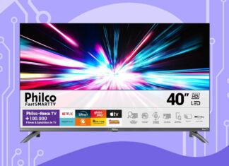 Smart TV Philco Roku LED PTV40M9GR2CGB