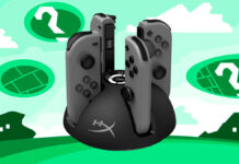 Carregador para Joy-Con HyperX ChargePlay Quad
