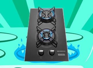 Cooktop a gás de 2 bocas Mondial CTG-04