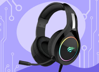 Fone de ouvido over-ear gamer Havit H2232D