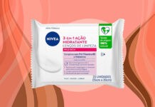 Lenço de Limpeza Demaquilante Facial Nivea Ação Hidratante 3 em 1