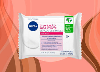Lenço de Limpeza Demaquilante Facial Nivea Ação Hidratante 3 em 1