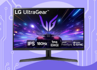 Monitor Gamer LG UltraGear 27GS60F-B de 27 polegadas e 180Hz