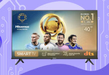 Smart TV Hisense FHD 40" Polegadas Compatível com Alexa 40A4N