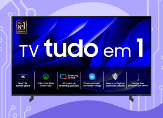 Smart TV Samsung 4K Crystal UHD de 70 polegadas 70DU8000