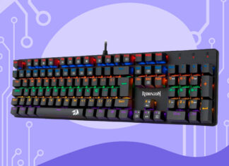 Teclado mecânico Redragon Valheim K608-R