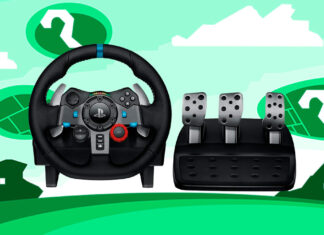 Volante e pedais Logitech G29 Driving Force